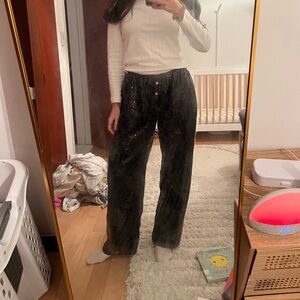 Parke sequin boxer pants size medium